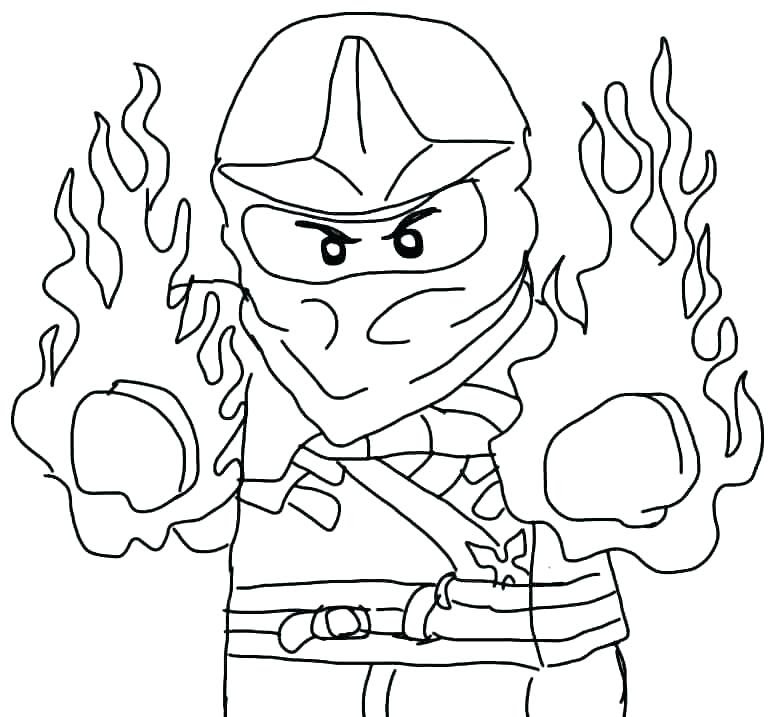 Ninjago Printable Coloring Pages