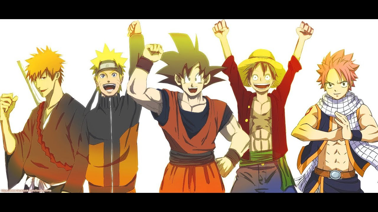 AMV Ichigo,Naruto,Goku,Luffy e Natsu - YouTube