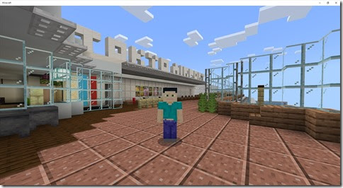 Minecraftで羽田空港第3ターミナル建設 5fの Hot Zone と Cool Zone を作ってみたの編 地滑小心な羽田空港ブログ