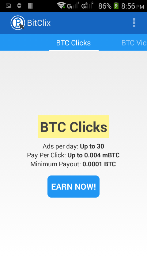 Bitclix Android App That Will Help You Earn Bitcoin From Different - 