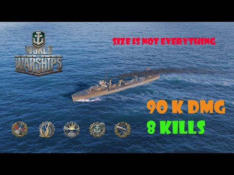 Wakeful - Tier 4 destroyer replay - World of Warships
