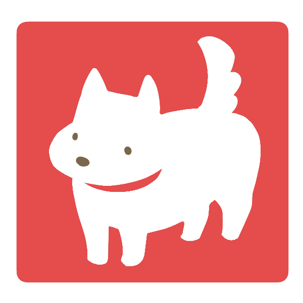 犬 赤 白 のイラスト かわいいフリー素材が無料のイラストレイン