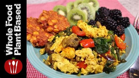 high protein plant based vegan breakfast   food