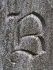 Headstone Capital Letter \