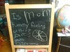 James wrote Mom a special message last night.
