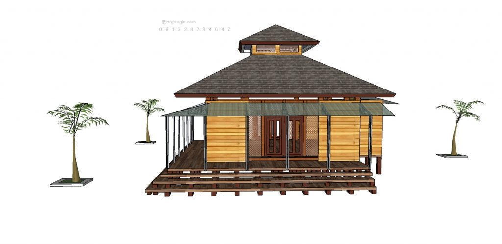 Desain Mushola  Kayu Sederhana  Argajogja
