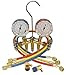 Mountain 8205 R-134a Brass Manifold Gauge Set with Couplers