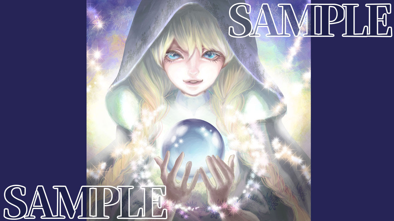 占い師さんアイコンイラスト アトリエもみじ