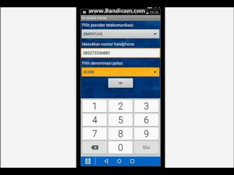 Video Cara Isi Pulsa Melalui Sms Banking Bri