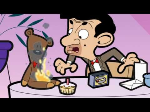 mr bean cartoon teddy