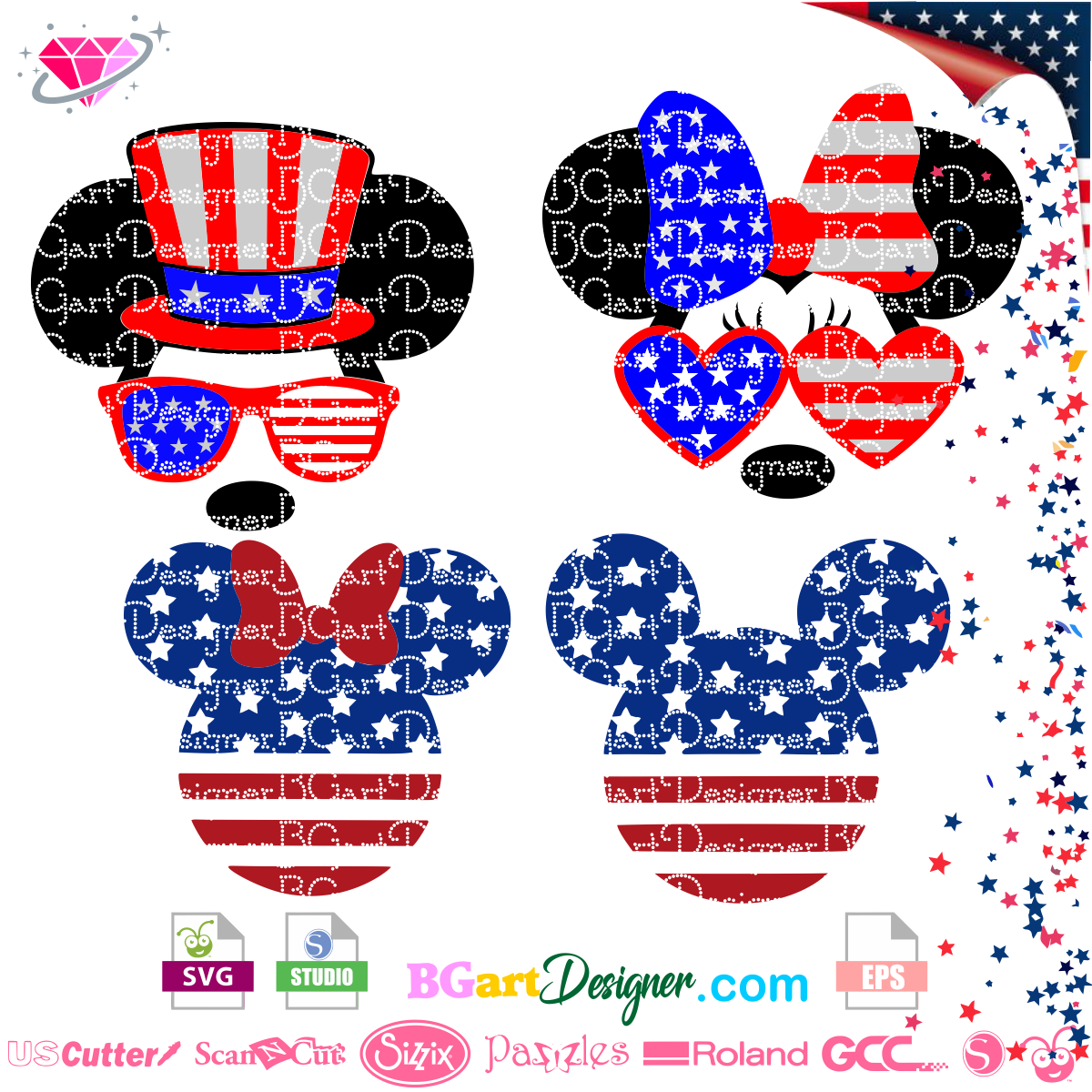 Download Free SVG Disney 4Th Of July Svg 17758+ File for Cricut, Silhouette and Other Machine