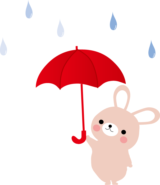 梅雨のイラスト かさ 無料イラスト フリー素材