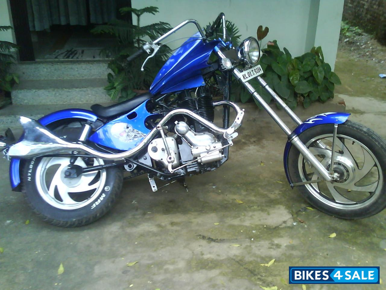 Blue Modified Bike Picture 1 Blue Modified Bike Picture 1