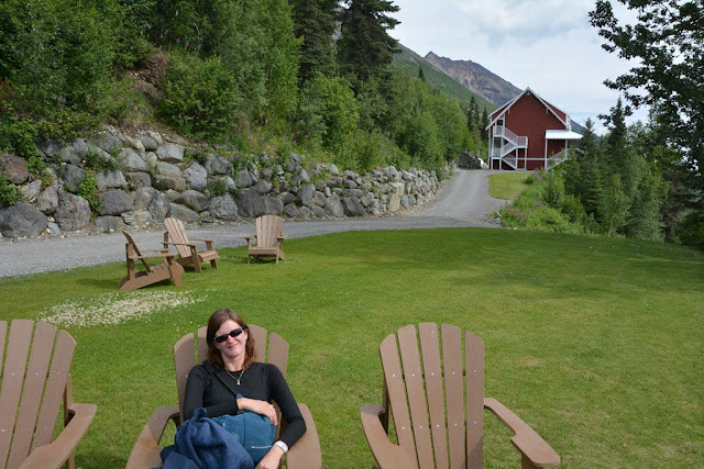 Kennicott Glacier Lodge grass