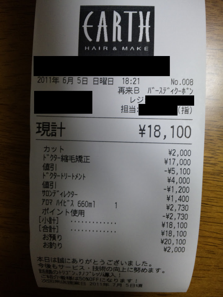 美容院 美容室 Earth アース 縮毛矯正 Shirablog