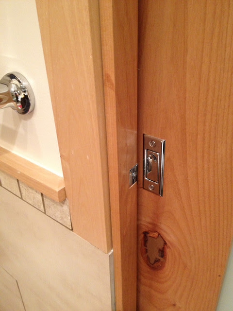 Lock for Bathroom Pocket Door Terry Love Plumbing \u0026 Remodel DIY \u0026 Professional Forum Lock for Bathroom Pocket Door Terry Love Plumbing \u0026 Remodel DIY \u0026 Professional Forum