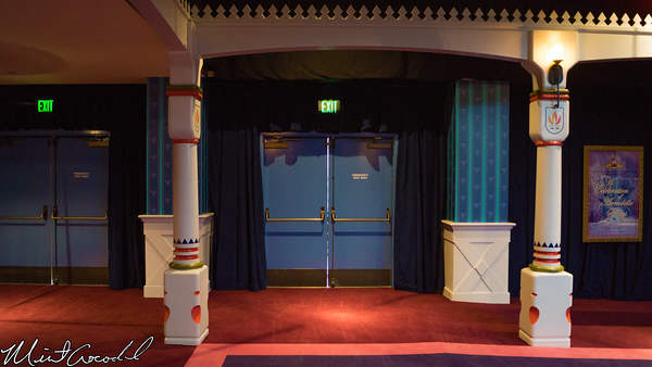 Disneyland Resort, Disney California Adventure, Frozen Fun, Frozen, Hollywood Land, Animation, Building, Muppet Vision 3D, For The First Time In Forever, Sing, Along, Celebration, Crown, Jewel, Theatre