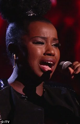 Home time: Janet's rendition of Snow Patrol Chasing Cars was not enough to save her against Misha B