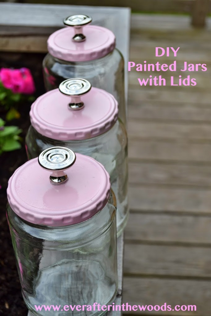 DIY Jars with Cute Lids