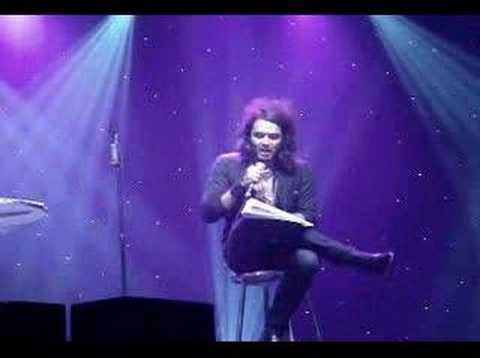 young russell brand in laden. young russell brand in laden. osama bin laden russell brand