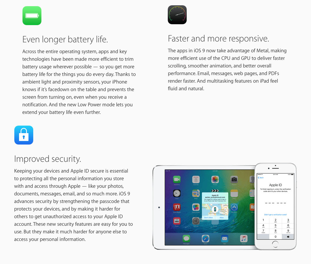 apple features