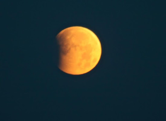 Partial lunar eclipse of June 4, 2012 as captured by EarthSky Facebook friend Laurel Nendza.  Thank you, Laurel!