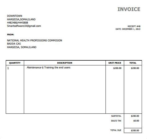 It is printable, editable, downloadable, and free to use. simple invoice template 9 download free documents in pdf