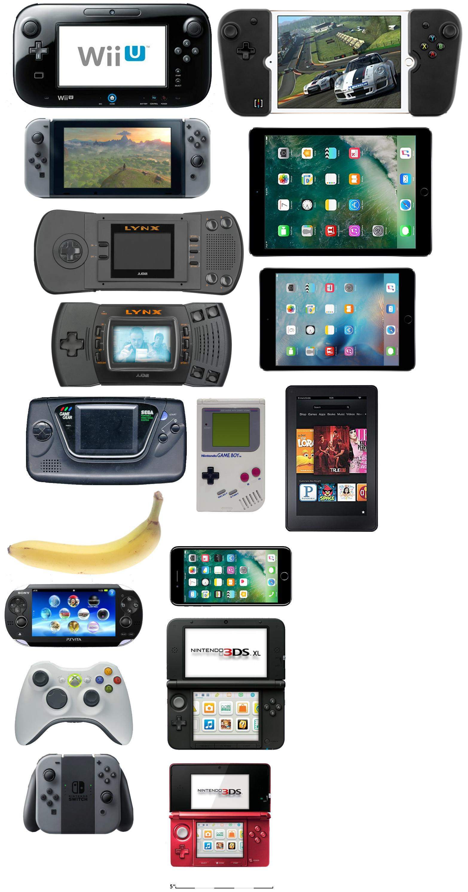 Size Comparison Wii U Vs Switch Vs 3ds Xl Nintendoswitch