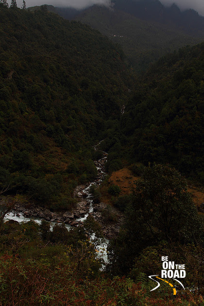 Hill streams join enroute to Tawang