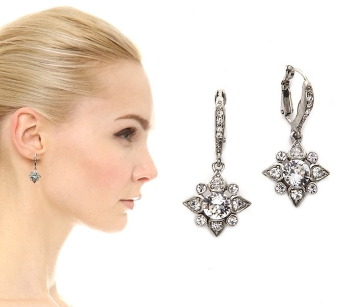  Oscar De La Renta Delicate Star Earrings