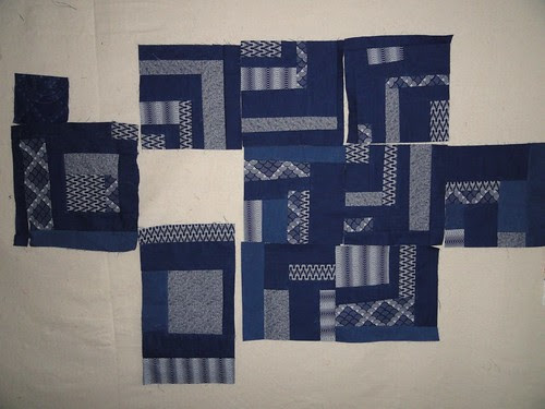 Arita's Gees Bend blocks in progress