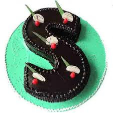 Celebrate Birthday With 1st Letter B Cake For You