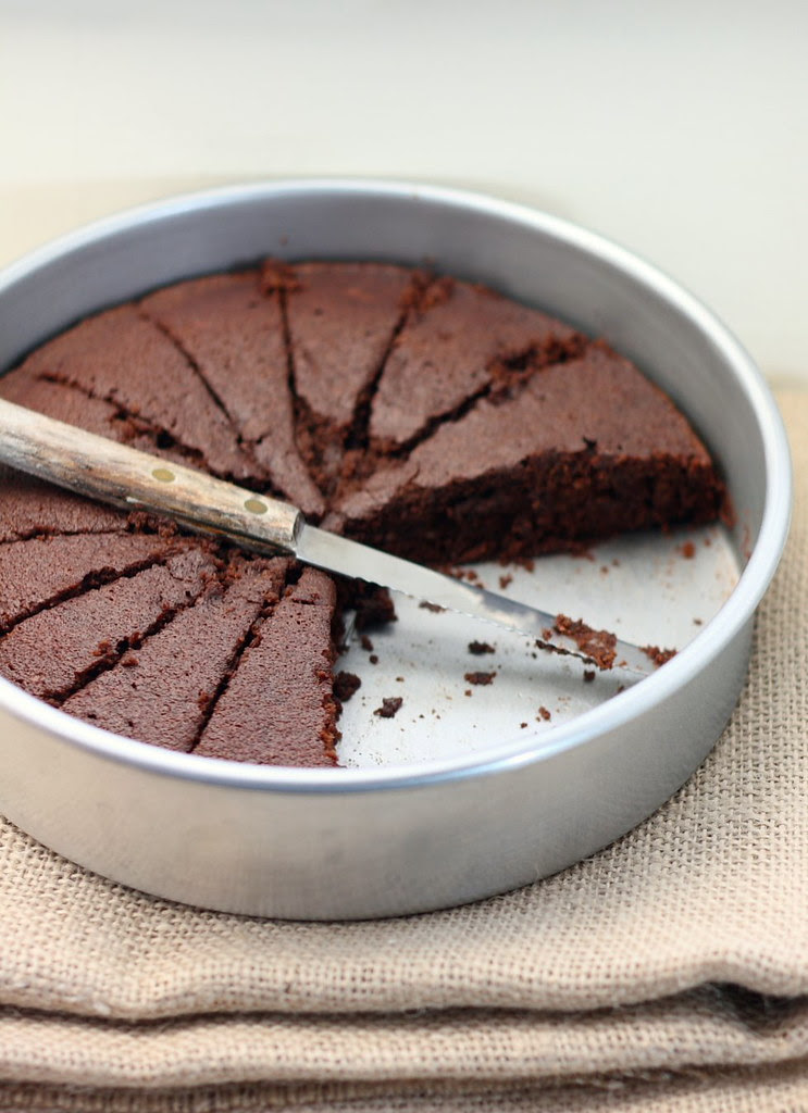 Upcycled Chocolate Frosting Cake
