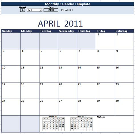 monthly calendar template for mac saptsi