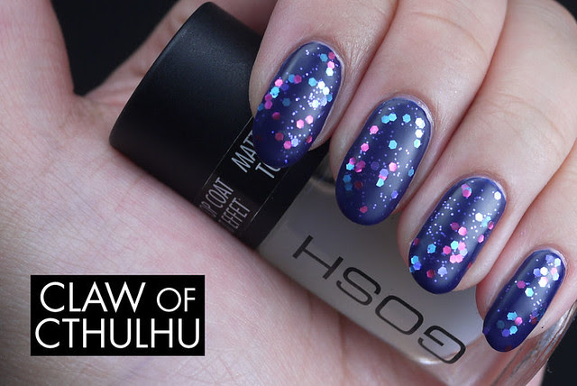 OPI Polka.com Swatch (Over Matte Cult Nails Time Traveler)