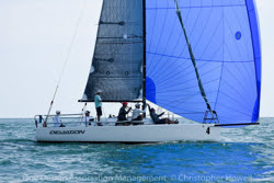 J/88 sailing on Long Island Sound