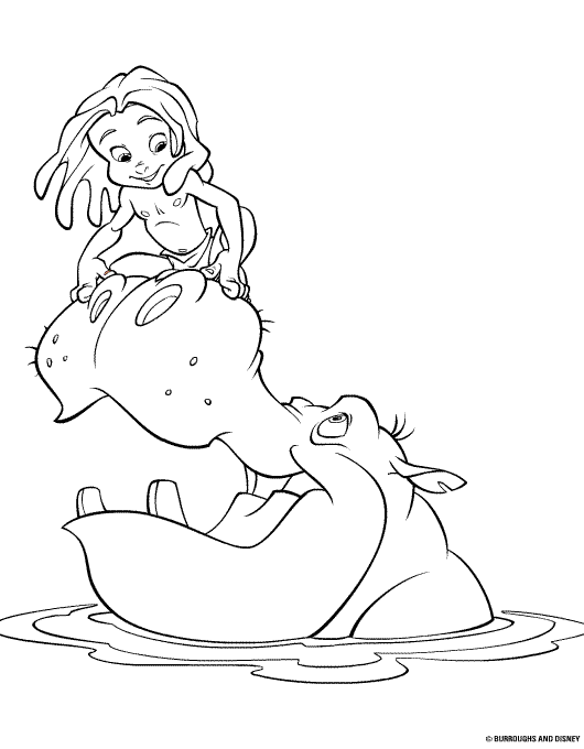 Disney's Tarzan Coloring Pages
