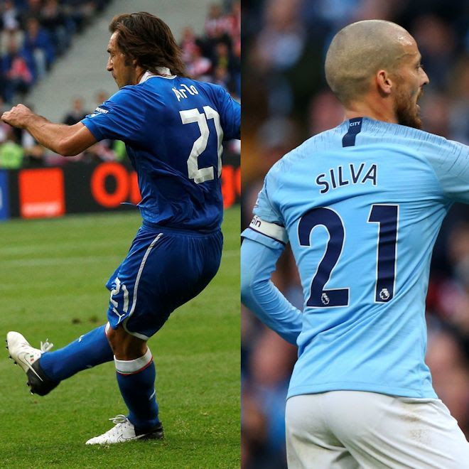 背番号秘話 ピルロやシルバといった天才パサーたちはなぜ 21番 にこだわったのか サッカーダイジェストweb