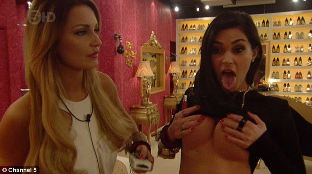 Trouble: Jasmine Waltz caused a scene in Celebrity Big Brother after drinking too much