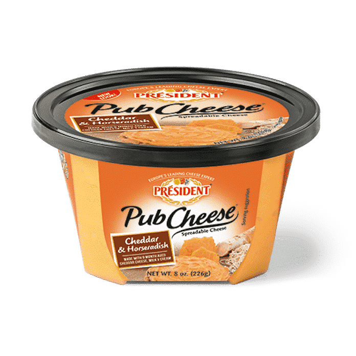 Président® Cheddar & Horseradish | Président Cheese