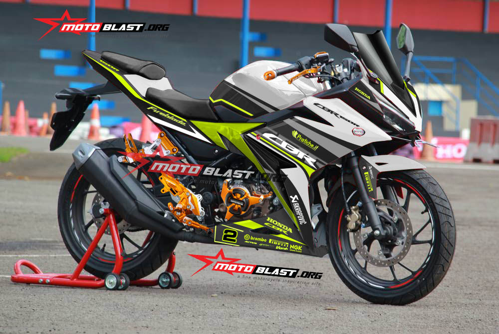 Modifikasi Striping Honda All New CBR150R 2019 White Modifikasi Striping Honda All New CBR150R 2019 White
