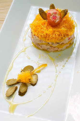 Salmón en crema