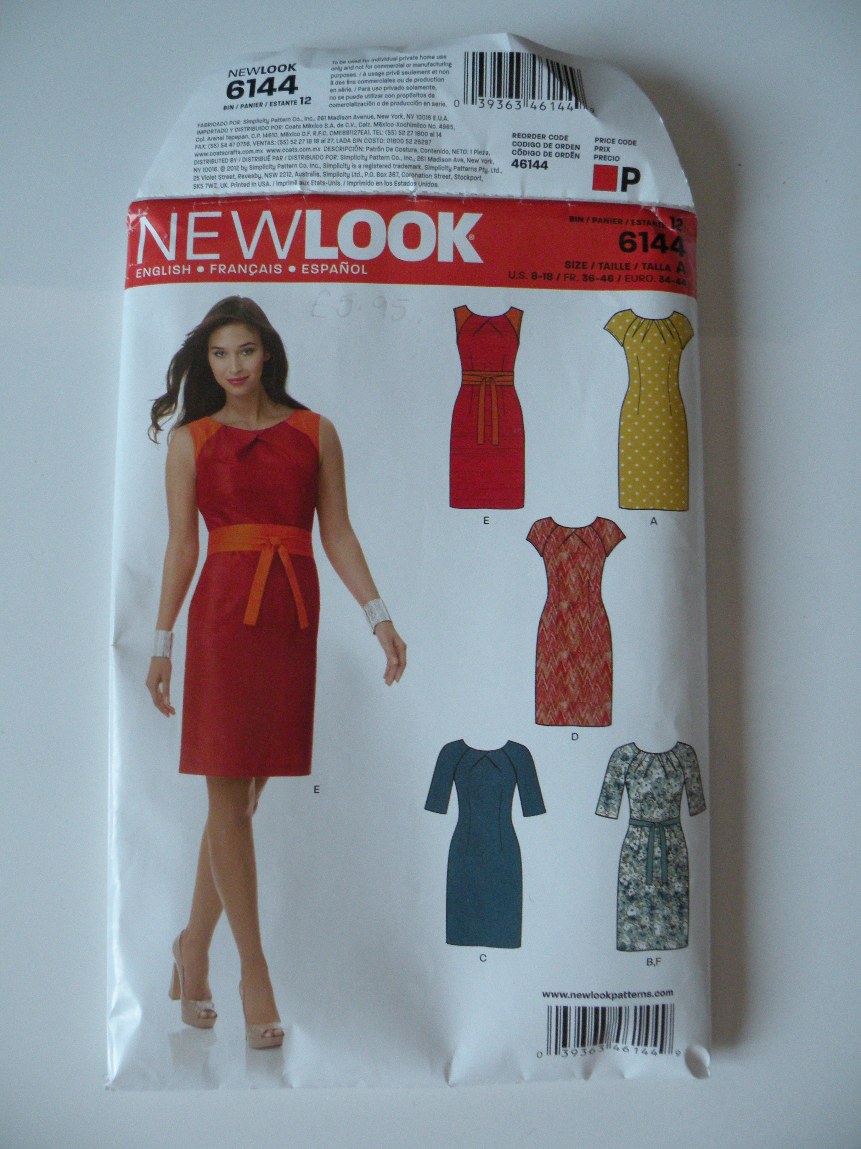 New look 6144; mustard polka dot dress; yellow polka dot dress; cotton ...