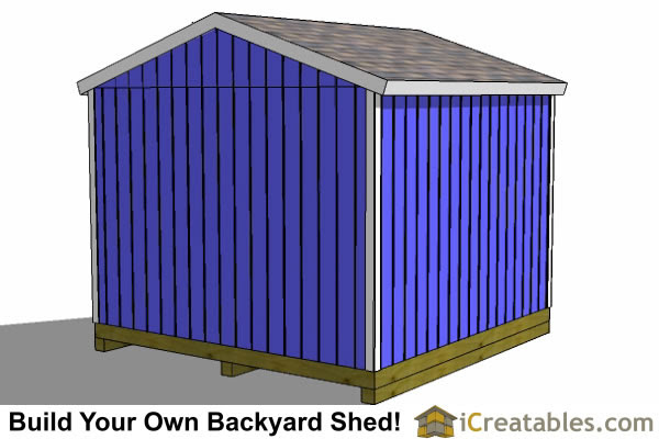 12x12 Shed Plans | Gable Shed | Storage Shed Plans| icreatables.com