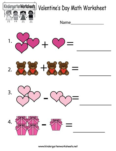 Discover charming valentine's worksheets for kindergartners. valentine trace cut printables i heart you preschool free