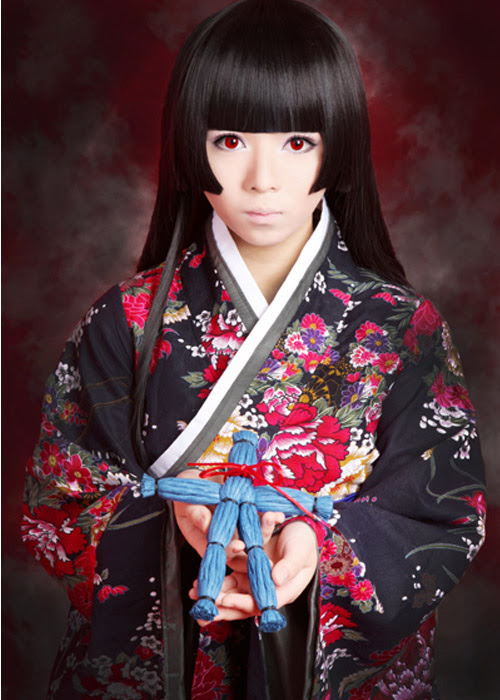 地獄少女二籠 閻魔あい えんま あい 風 和服 コスプレ衣装 Cosplay アニメキャラ