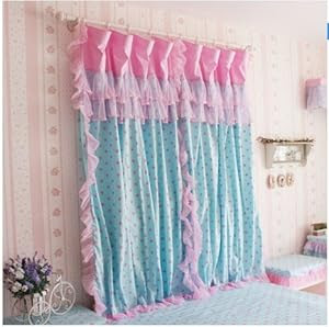 Amazon.com - Diaidi Korean Romantic Curtain, Girls Princess Polka ...