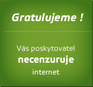 cenzuruje váš poskytovatel připojení?