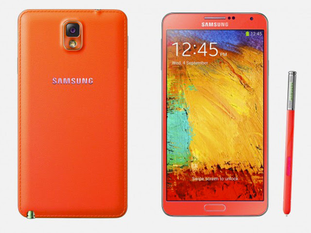  Samsung Galaxy Note 3 red & gold: made 3 