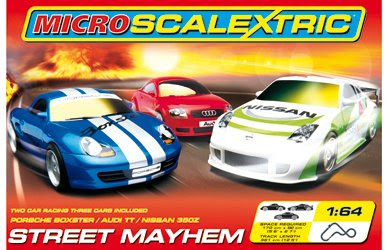 Micro Scalextric Street Mayhem Set